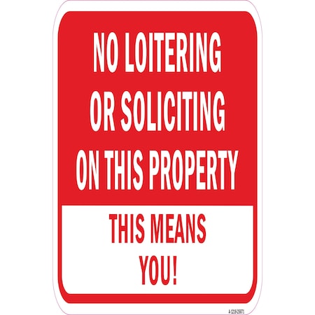 Signmission Safety Sign, 12 in Height, Aluminum, 25071 A-1218-25071